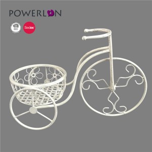 Wholesale Metal Crafts Bicycle Flower Planter Stand