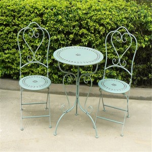 Wrought Iron Folding Garden Outdoor Chair 6241