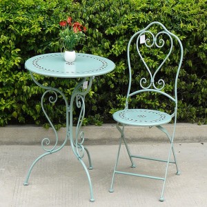 Wrought Iron Folding Garden Outdoor Chair 6241