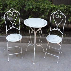 Wrought Iron Folding Garden Outdoor Chair 6241